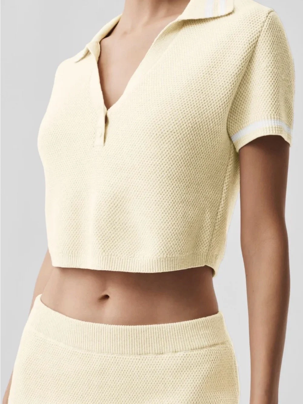 Alo Tennis Club Knit Top & Skirt Set